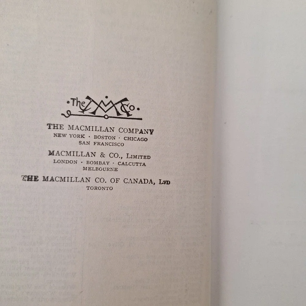 RARE 1926 Goldsmith's Deserted Village And Other Poems Macmillan Pocket Classics